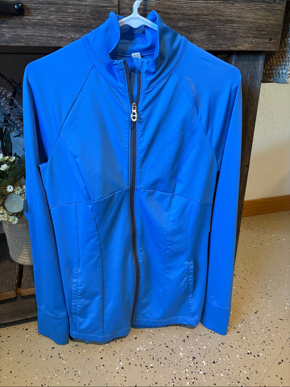 Under Armour Bright Blue Quarter-Zip Performance Top